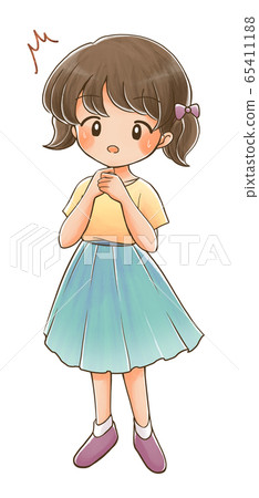 Elementary school child (surprised) 2 65411188