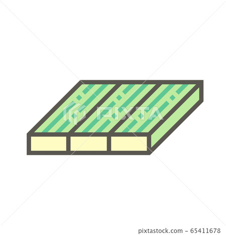 Wood floor and material vector icon design on 65411678