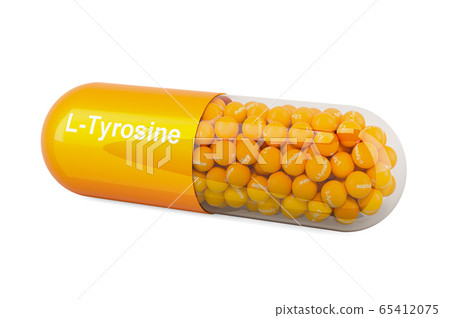 Capsule with L-Tyrosine, dietary supplement Capsule with L-Tyrosine, dietary supplement 65412075