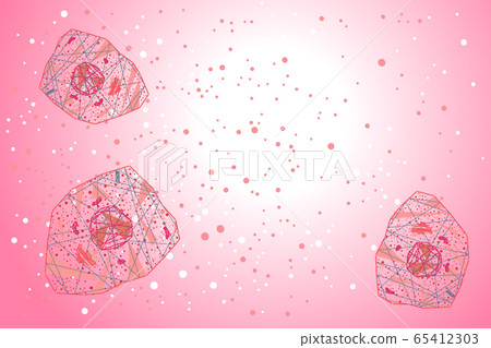 cytokine storm cell signalling vector horizontal background cytokine storm cell signalling vector horizontal background 65412303