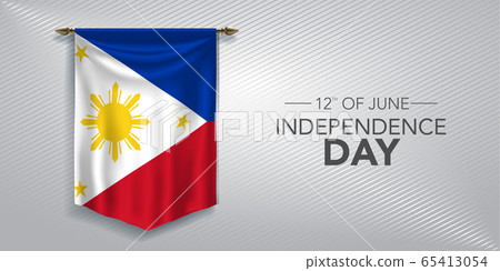 Philippines independence day greeting card, banner, vector illustration Philippines independence day greeting card, banner, vector illustration 65413054