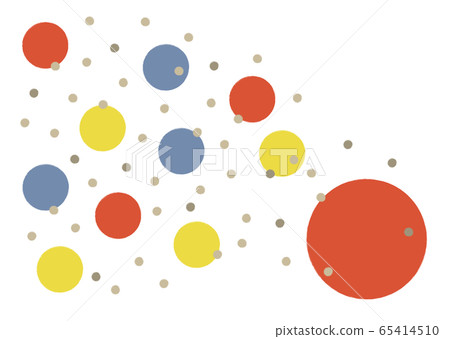 Small dots of design Irregular dots 65414510