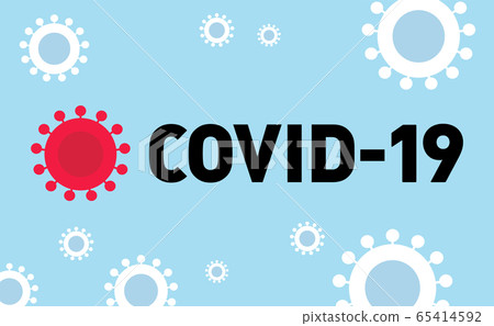 Corona virus icon vector image Corona virus icon vector image 65414592