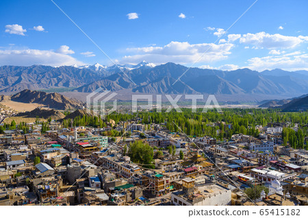 Leh city in Leh, Ladakh, India Leh city in Leh, Ladakh, India 65415182