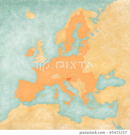 Map of European Union - Slovenia 65415257