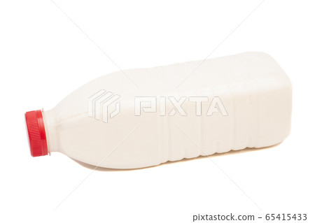 Plastic Bottle of milk isolated on white Plastic Bottle of milk isolated on white 65415433