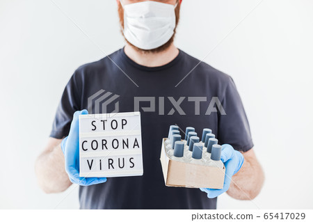 Stop coronavirus concept 65417029