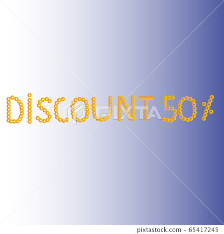 50 percent discount on gradient background. 65417245