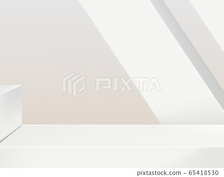 Vector Minimal Geometry Product Display Background or Platform, White and Pastel Background Vector Minimal Geometry Product Display Background or Platform, White and Pastel Background 65418530