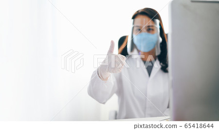 Doctor preparing for the surgical operation and 65418644