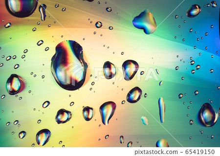 Close up beautiful abstraction multi colored water Close up beautiful abstraction multi colored water 65419150