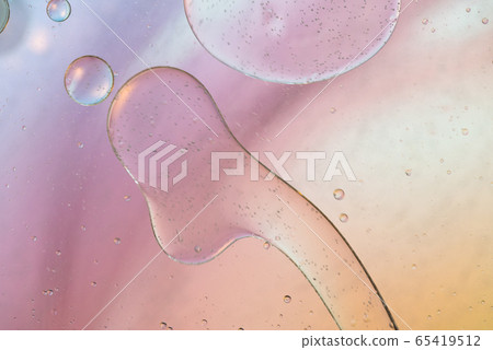 Defocused pastel colored abstract background picture made with oil, water and soap Defocused pastel colored abstract background picture made with oil, water and soap 65419512