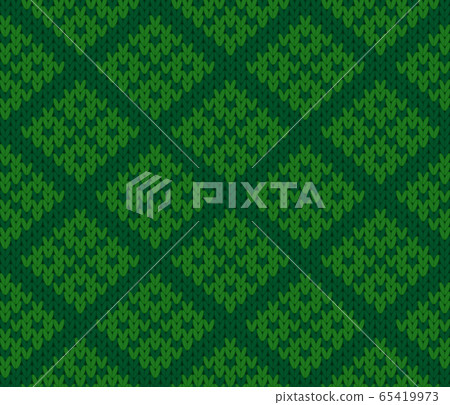 vector knitting seamless background: geometric pattern vector knitting seamless background: geometric pattern 65419973