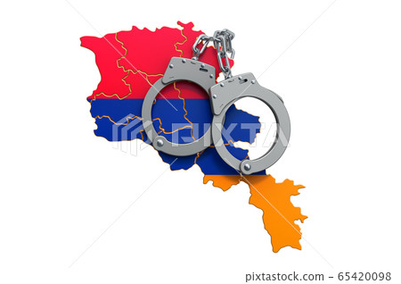 Crime and punishment in Armenia concept 65420098