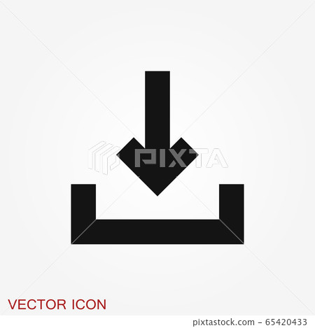 Transfer vector icon. Money symbol isolated on 65420433
