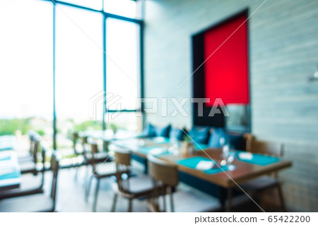 Abstract blur and defocused coffee shop and restaurant interior 65422200