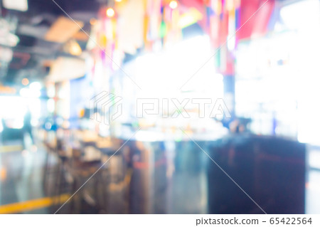 Abstract blur restaurant and coffee shop cafe 65422564