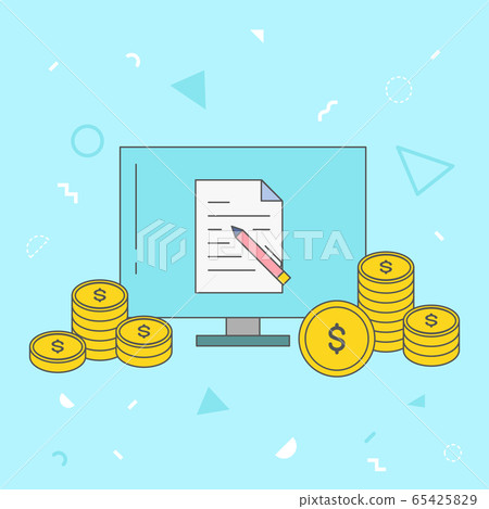 Business Illustration-Money Business Illustration-Money 65425829