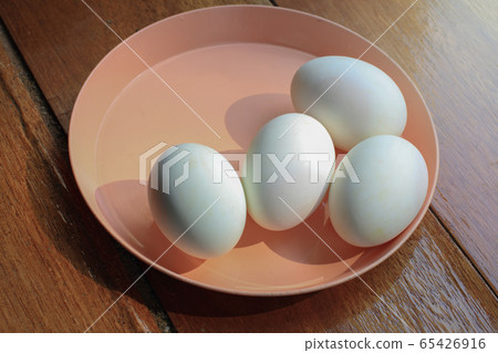 Salted duck egg on the tabel 65426916