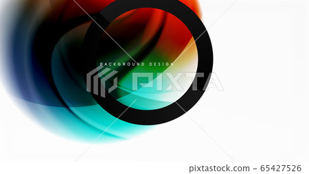 Abstract background, fluid mixing gradient liquid style colors composition. Vector Illustration For Wallpaper, Banner, Background, Card, Book Illustration, landing page 65427526