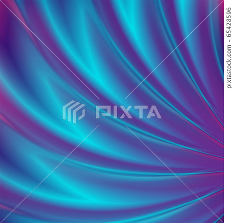 Blue purple smooth liquid waves abstract - Stock Illustration [65428596 ...