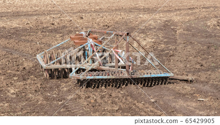 Heavy construction machinery for road work Heavy construction machinery for road work 65429905