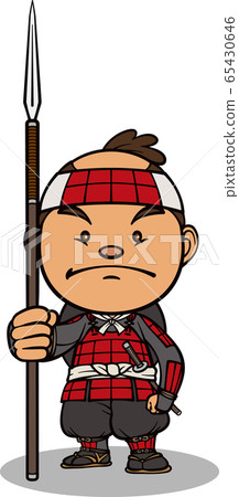 Hachimaki Ashigaru 2 heads red Hachimaki Ashigaru 2 heads red 65430646