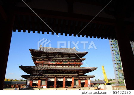 Yakushiji Temple, Kondo, Hosso Buddhist temple, World Heritage, Yakushiji Temple, Kondo, Hosso Buddhist temple, World Heritage, 65432180
