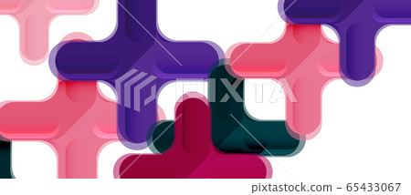 Glossy multicolored plastic style cross composition, x shape design, techno geometric modern abstract background. Trendy abstract layout template Glossy multicolored plastic style cross composition, x shape design, techno geometric modern abstract background. Trendy abstract layout template 65433067