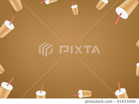 Coffee wallpaper. Social media message vector Coffee wallpaper. Social media message vector 65433090