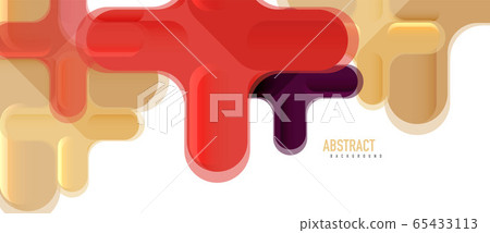Glossy multicolored plastic style cross composition, x shape design, techno geometric modern abstract background. Trendy abstract layout template Glossy multicolored plastic style cross composition, x shape design, techno geometric modern abstract background. Trendy abstract layout template 65433113
