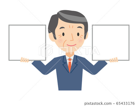 與董事會的高級商人 65433176