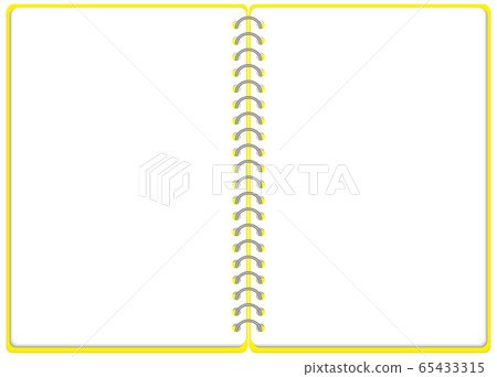 Sketchbook ring notebook frame illustration vector Sketchbook ring notebook frame illustration vector 65433315