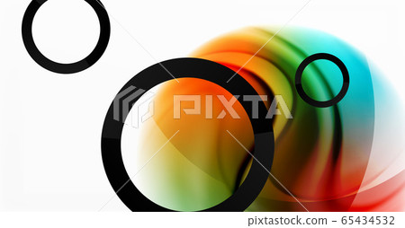 Abstract background, fluid mixing gradient liquid style colors composition. Vector Illustration For Wallpaper, Banner, Background, Card, Book Illustration, landing page 65434532
