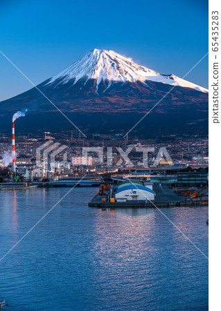 <靜岡縣>富士山/塔古拉港口在清晨 65435283