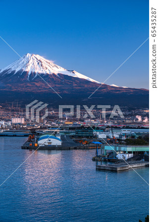<靜岡縣>富士山/塔古拉港口在清晨 65435287
