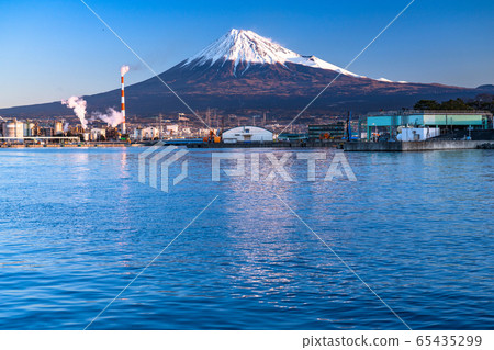 <靜岡縣>富士山/塔古拉港口在清晨 65435299