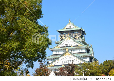 大阪城的城堡塔（大阪城公園/中央區，大阪市） 65435763