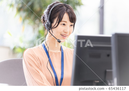 女人商務耳機 65436117