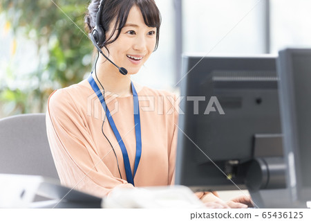 女人商務耳機 女人商務耳機 65436125