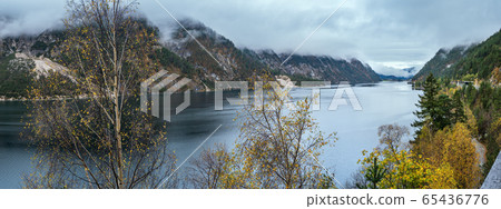 Mountain alpine autumn lake Achensee, Alps, Tirol, 65436776