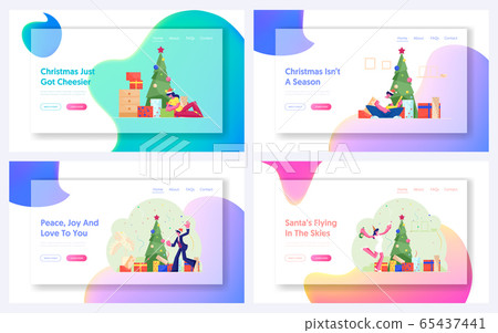 New Year and Christmas Celebration at Home and Office Website Landing Page. Happy People Open Gifts at Fire Tree. Colleagues Dancing at Corporate Party Web Page Banner Cartoon Flat Vector Illustration New Year and Christmas Celebration at Home and Office Website Landing Page. Happy People Open Gifts at Fire Tree. Colleagues Dancing at Corporate Party Web Page Banner Cartoon Flat Vector Illustration 65437441