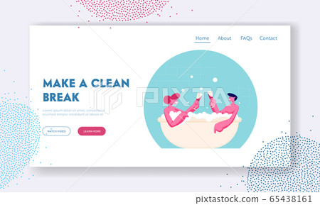 Young Lovers Couple Sitting in Bathtub with Foam Drinking Wine Website Landing Page. Taking Sauna and Spa Water Procedure. Relaxation Body Care Therapy Web Page Banner Cartoon Flat Vector Illustration Young Lovers Couple Sitting in Bathtub with Foam Drinking Wine Website Landing Page. Taking Sauna and Spa Water Procedure. Relaxation Body Care Therapy Web Page Banner Cartoon Flat Vector Illustration 65438161