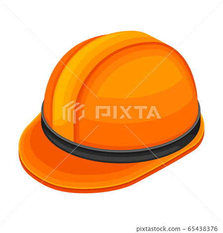 Orange Helmet as Protective Gear for Geology Research Vector Illustration Orange Helmet as Protective Gear for Geology Research Vector Illustration 65438376