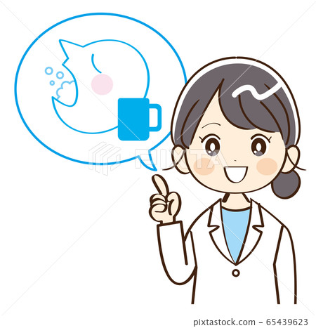 女人,醫生,漱口 女人,醫生,漱口 65439623