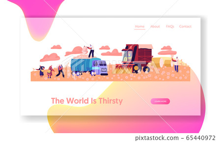 Cotton Harvesting Website Landing Page. Laborers Picking Fiber on Field Put into Truck for Shipping and Transportation. Agribusiness Textile Industry Web Page Banner. Cartoon Flat Vector Illustration Cotton Harvesting Website Landing Page. Laborers Picking Fiber on Field Put into Truck for Shipping and Transportation. Agribusiness Textile Industry Web Page Banner. Cartoon Flat Vector Illustration 65440972