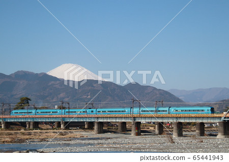 Romance Car MSE and Mt. Fuji 65441943
