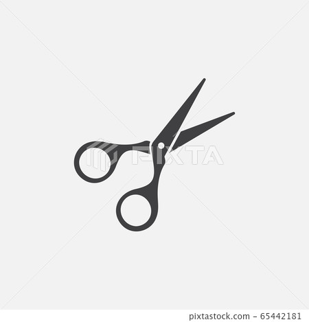 Scissor icon vector 65442181