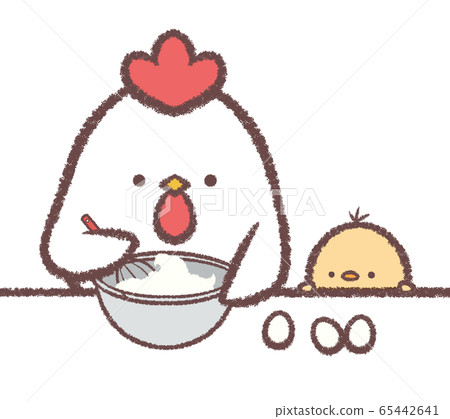Chicken and child sweets making 65442641