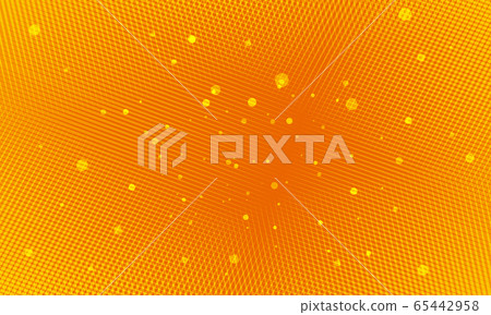 Orange pop art background 65442958